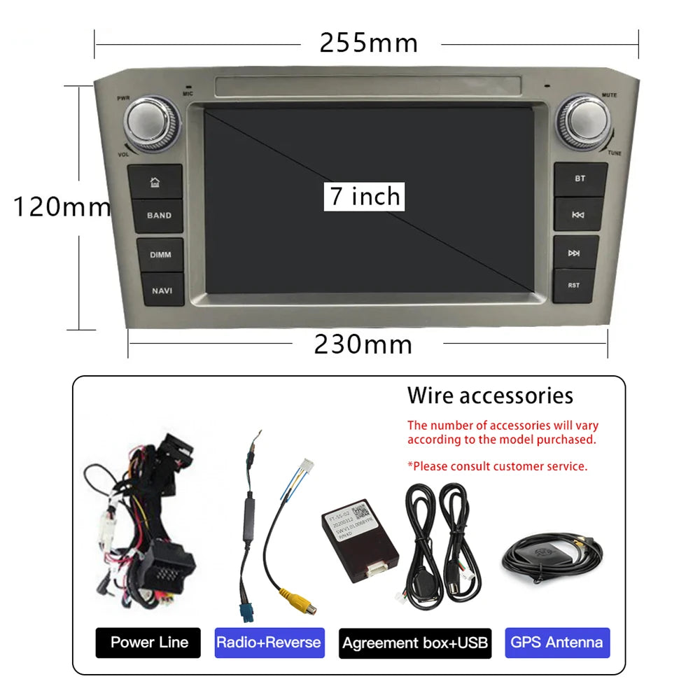 Car Multimedia Player CarPlay Android 13 Navigation GPS Navigation 4G