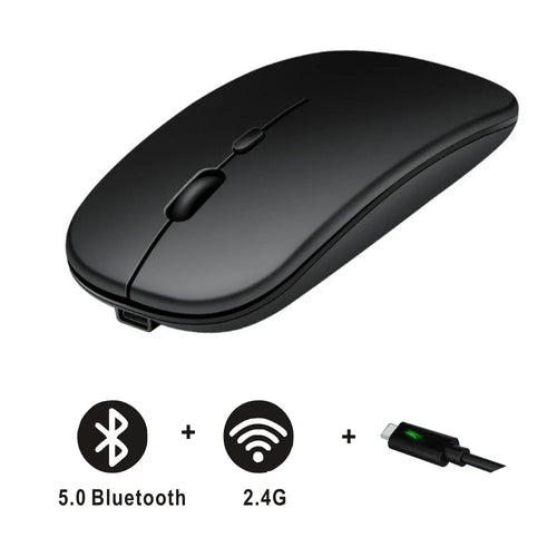 New Gaming Mouse Wireless Bluetooth Dual Mode Silent Rechargeable SB