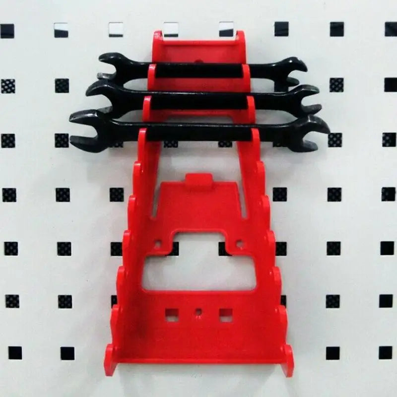 Red Wrench Organizer Plastic Wrench Organizer Tray Sockets Storage