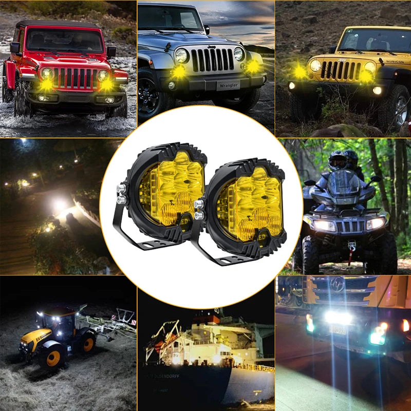 Automobile LED Sport Work Lamps for Lada Offroad 4X4 vehicle Auxiliary
