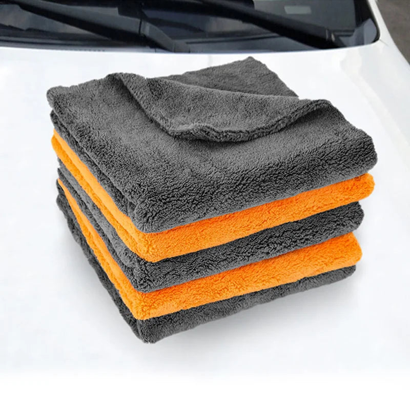 SEAMETAL 40X40cm Microfiber Towels Car Care Washing Thicken Towel Car