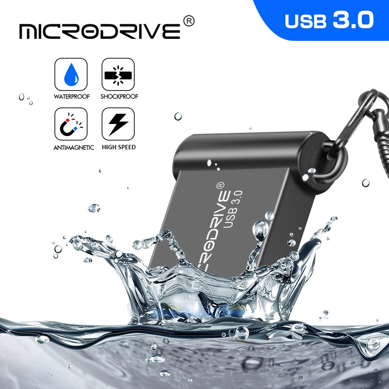 USB Flash Drive High Speed 3.0 Mini Flash Pendrive 128GB 64GB 32GB