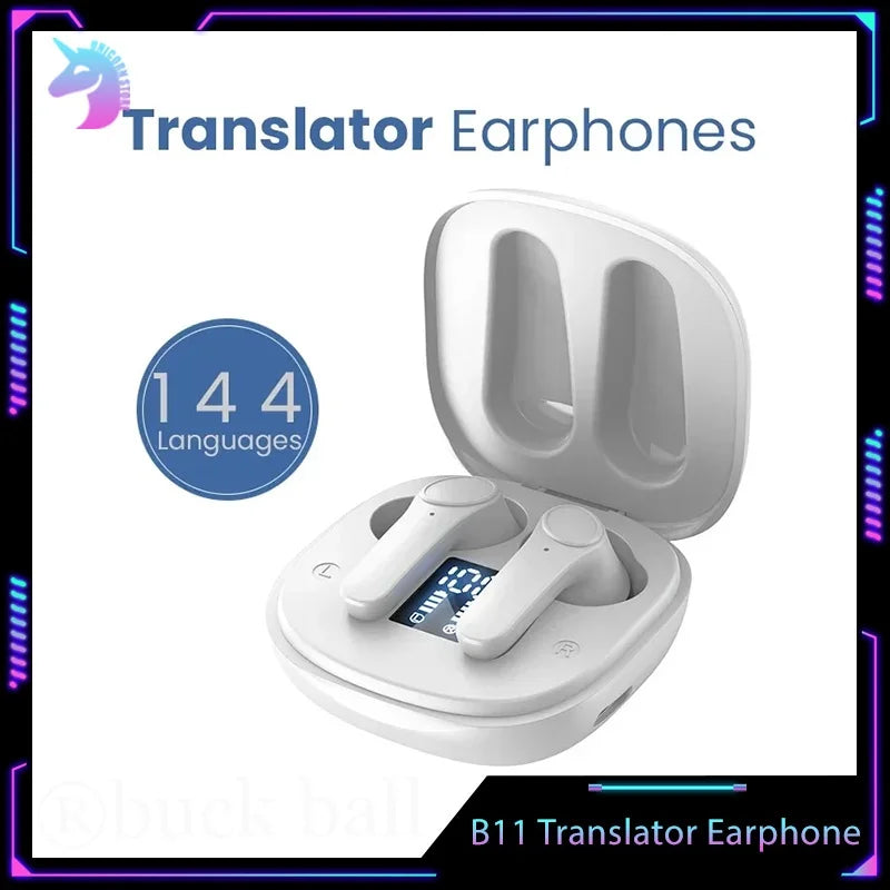 Translation Headphones Real Time Bluetooth Earbuds Translator 144