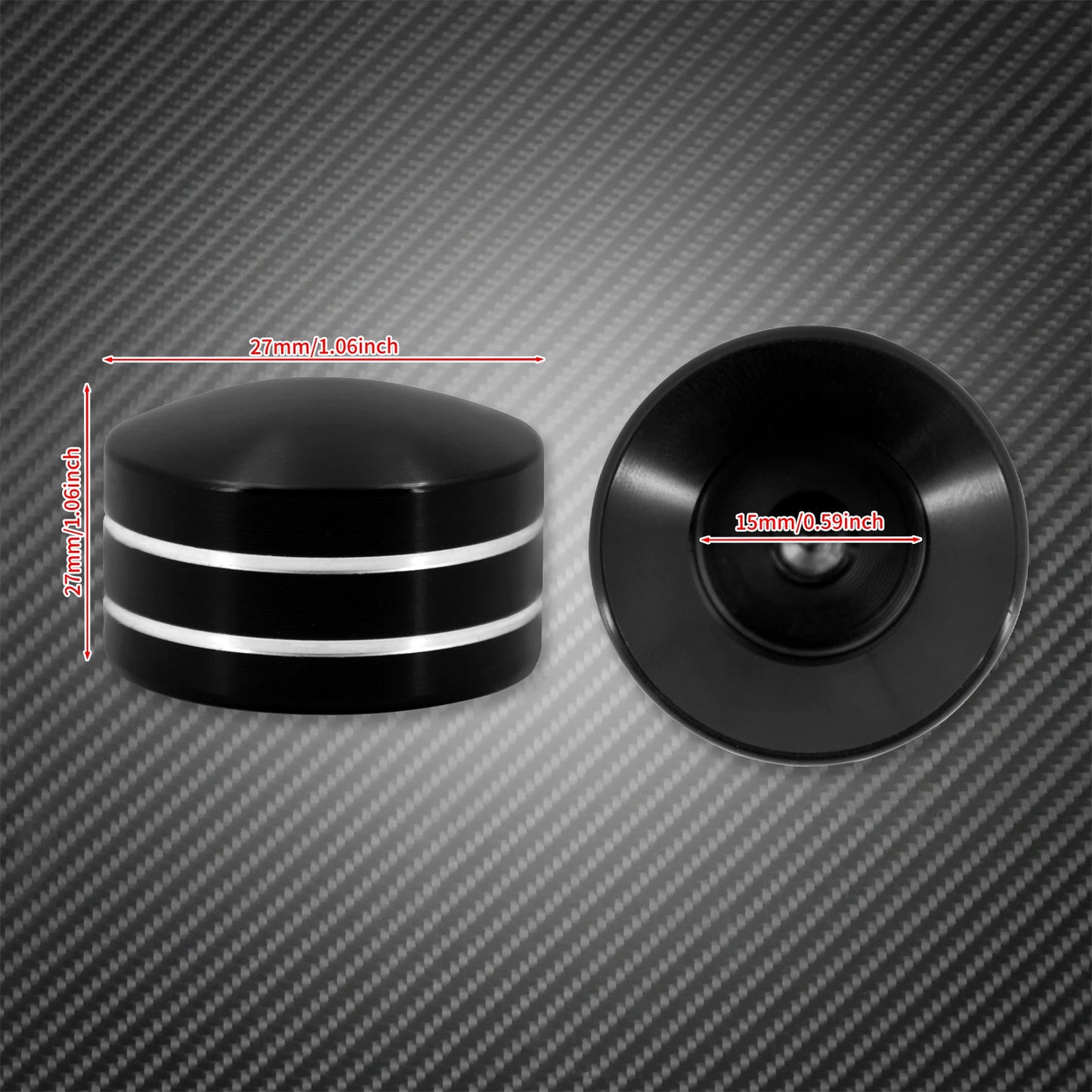 Motorcycle Spark Plug Cover Head Bolt Caps For Harley Sportster XL 883