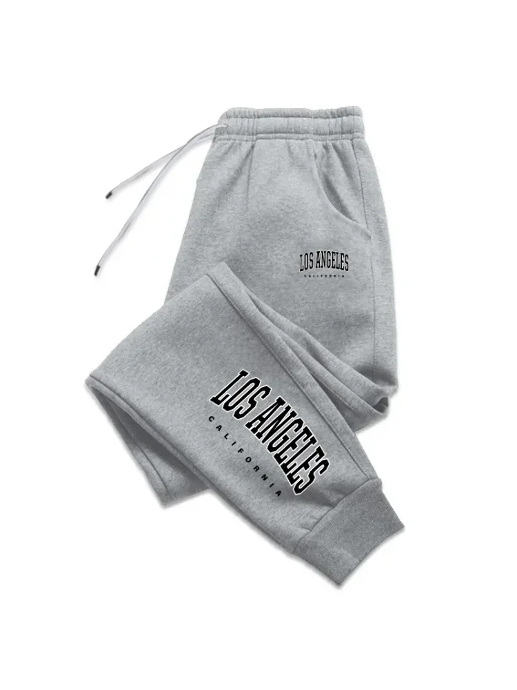 Los Angeles Womens Mens Sweatpants Elastic waist Casual Outdoors