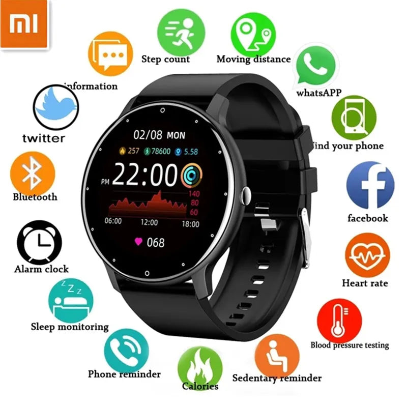 Xiaomi Smart Watch Men Women Full Touch Screen Sport Fitness Watch Man