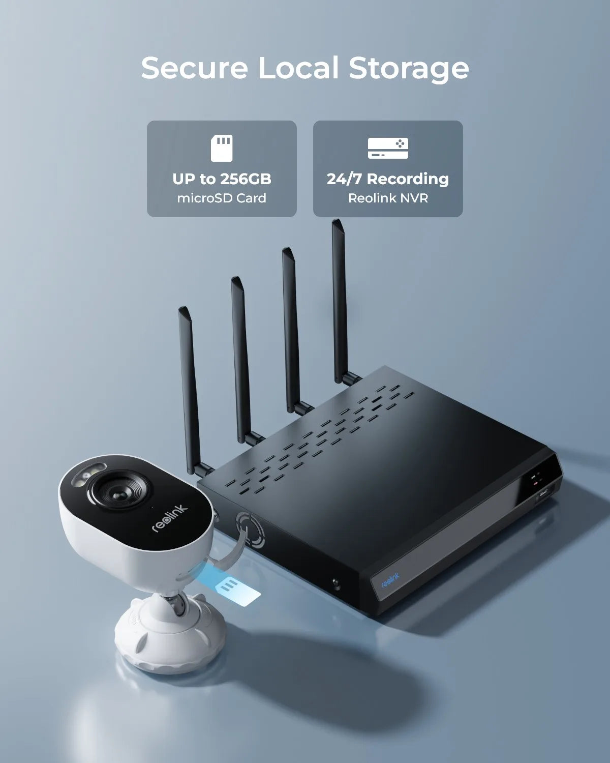 Reolink 4MP Cube WiFi Outdoor Camera with Spotlight 2.4/5GHz Dual-Band