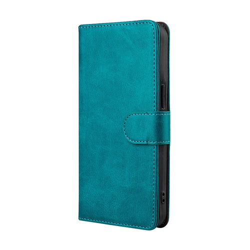 RFID Blocking Leather Flip Book Case For iPhone 16 Pro Max 16 15 Plus