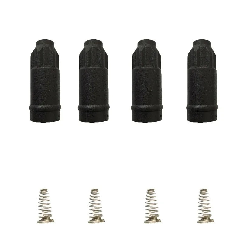 4Pcs Spark Plug Cap Connector Ignition Coil Rubber Boot For Nissan