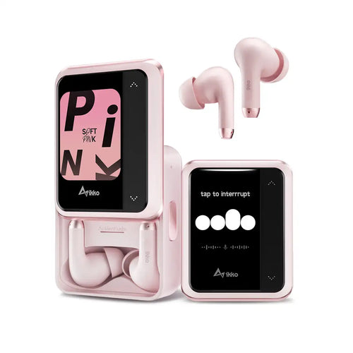 iKKO ActiveBuds Pink AI Smart TWS Earbuds Bluetooth Earphone Wireless