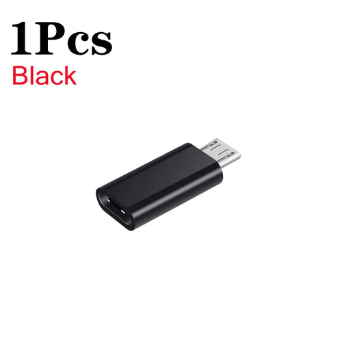 1-6Pcs USB Type C Female To Micro USB Male Adapter Connector TypeC USB