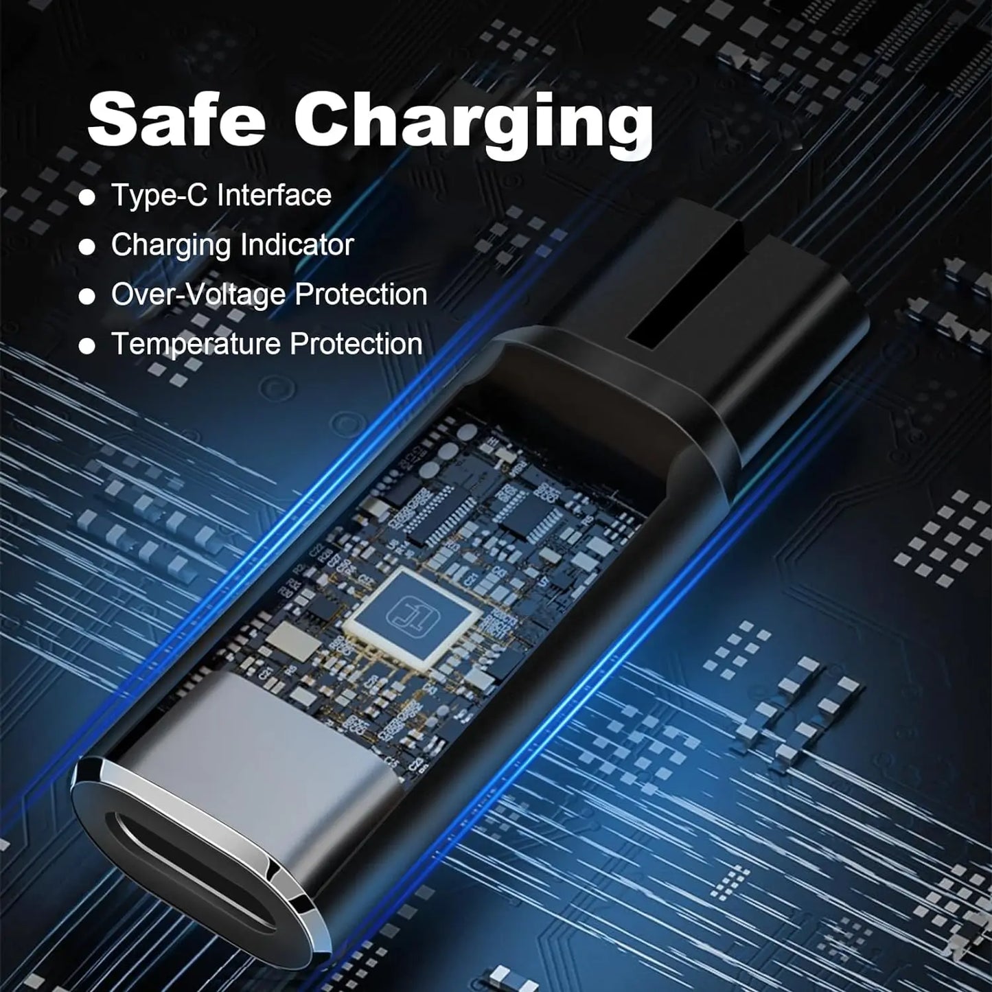 YUKU 4.3V Type-C Shaver Adapter Charging Converter for Philips Norelco