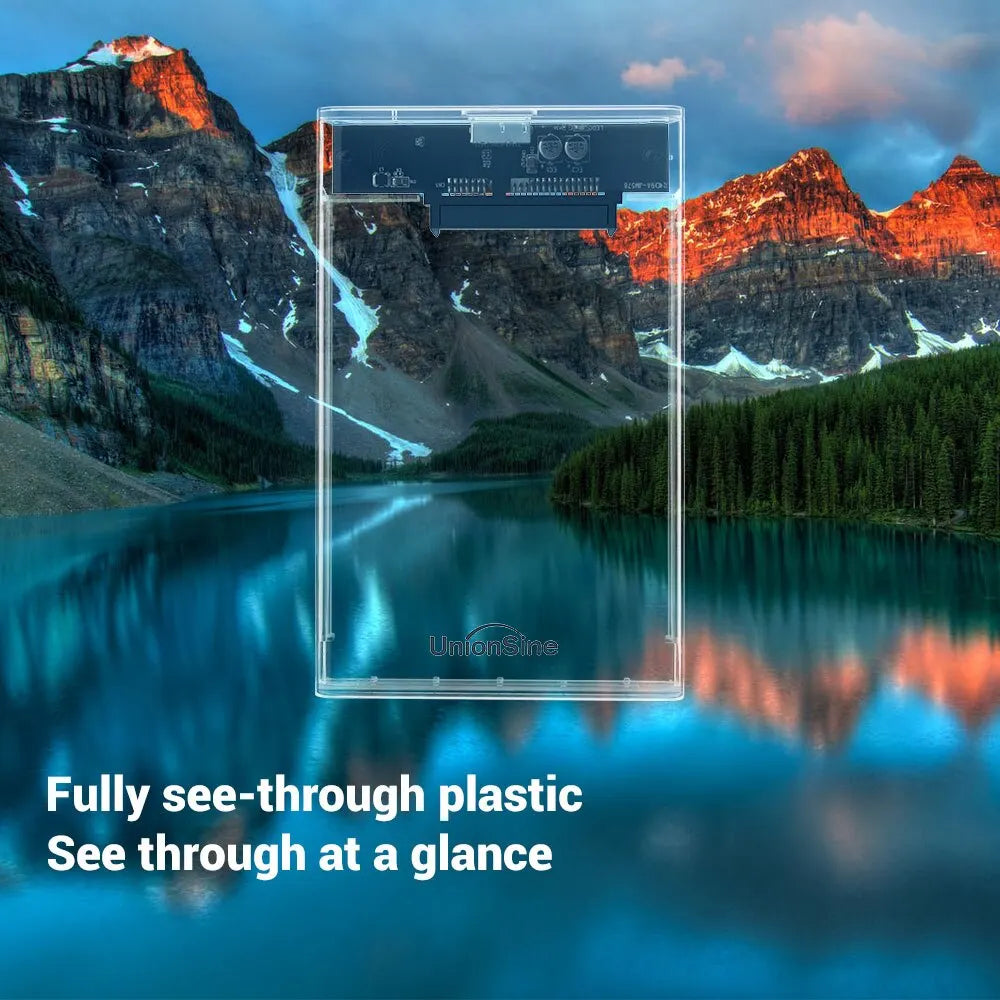 UnionSine MicroB USB3.0 2.5inch External Storage HDD Case SATA 5Gbps