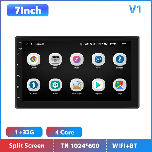 Podofo 2din Android GPS Car Stereo Carplay Radio Bluetooth FM Car MP5