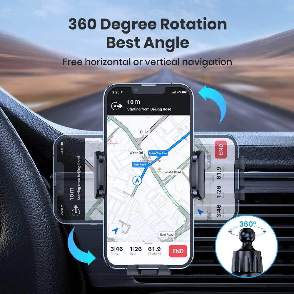 TOPK Car Phone Holder Mount for Car Air Vent Universal Hands Free