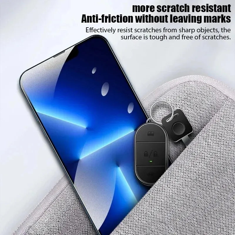 1/2Pcs Matte Tempered Glass For iPhone 15 14 12 11 13 Pro Max Frosted