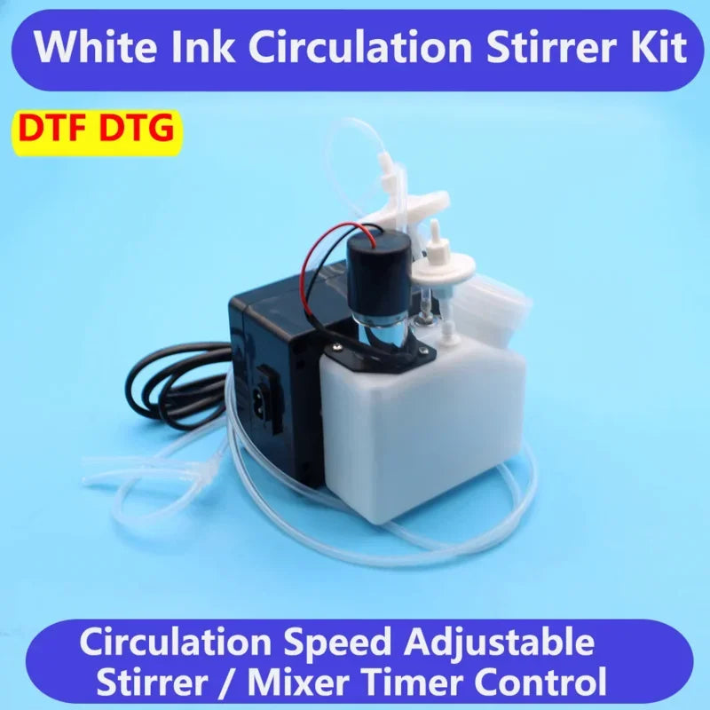 DTF White Ink Tank Adjustable Circulation System Sitrrer Timer