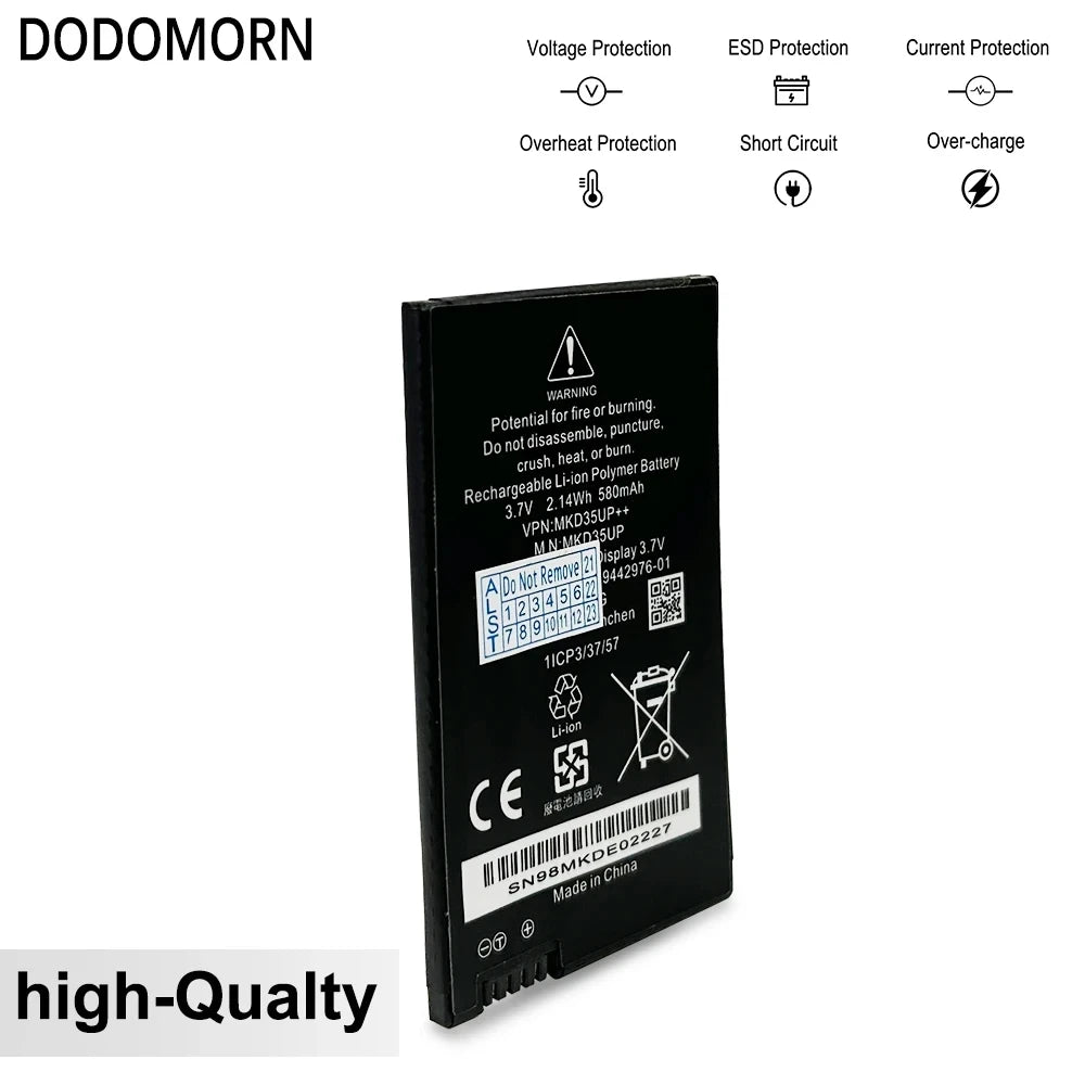 3.7V MKD35UP Remote LCD Key Battery For BMW 530le 730 740 745 760li X3