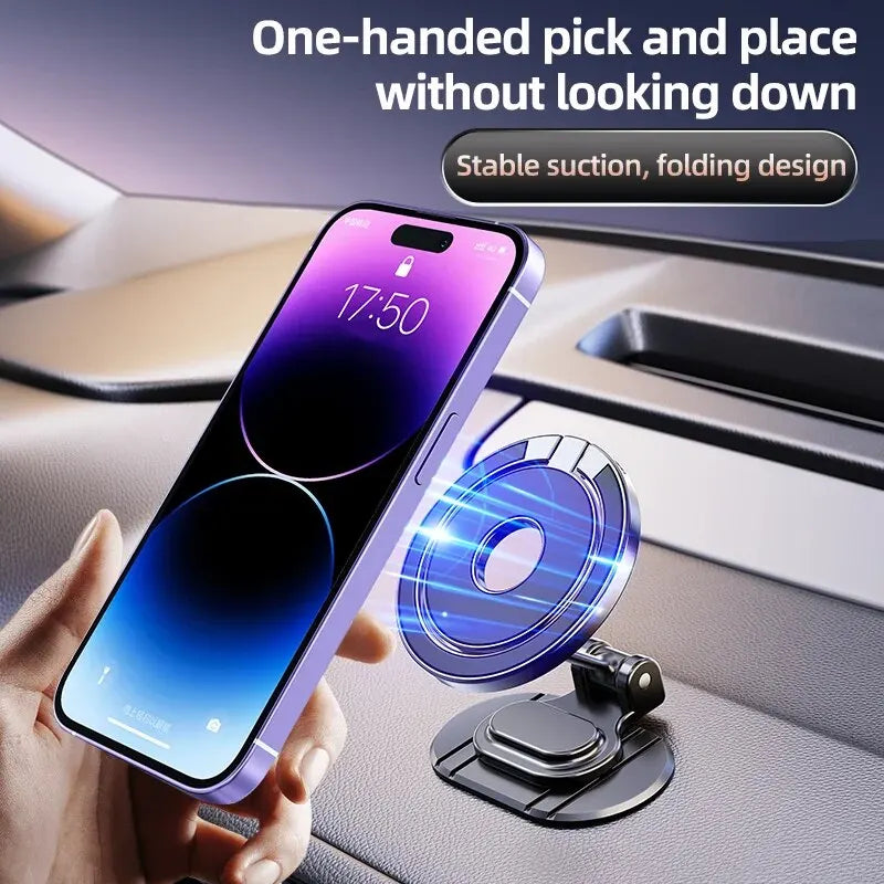Magnetic Car Phone Holder Stand Magnet Car Mount GPS Mobile Support In