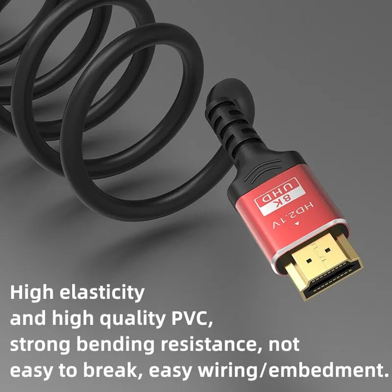 1 1.5 2M HDTV 8K Cable 60HZ 2.1V 4K 144HZ 3D TV Computer Monitor