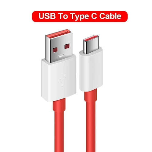 PD 65W Supervooc Fast Charger Cable For Oneplus Ace 12 11 10T 9 8T 7T
