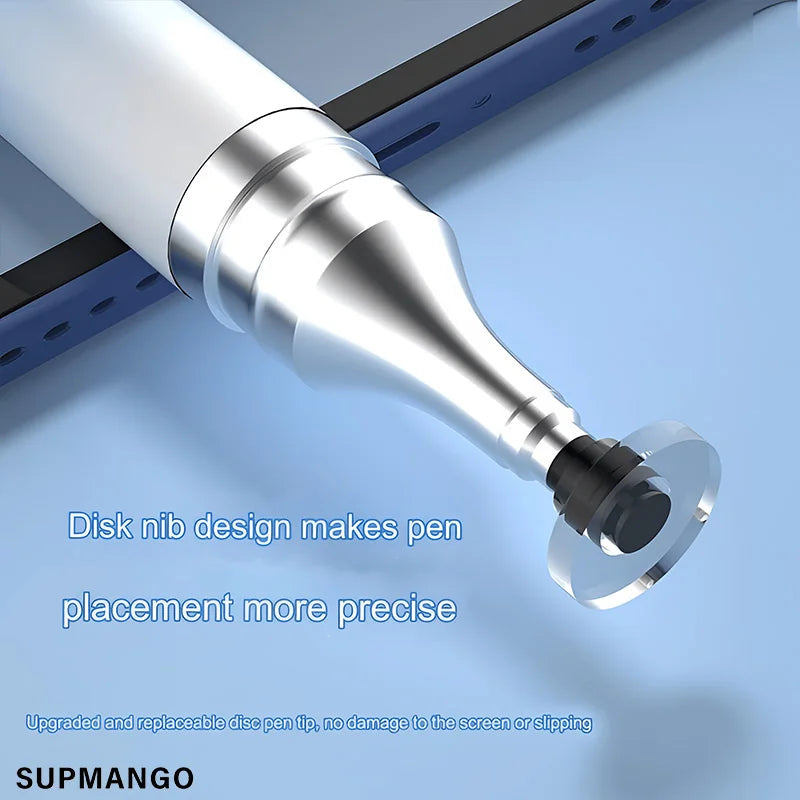 2 In 1 Stylus Pen For Cellphone Tablet Capacitive Touch Pencil For