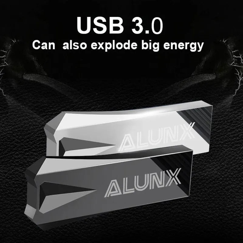 ALUNX USB 3.0 Pendrive 64Gb Memory Stick 32Gb 4Gb Metal Usb Flash