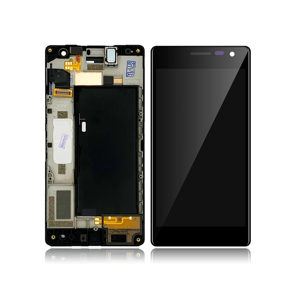 Original 4.7'' LCD Touch Screen For NOKIA Lumia 730 Display With Frame