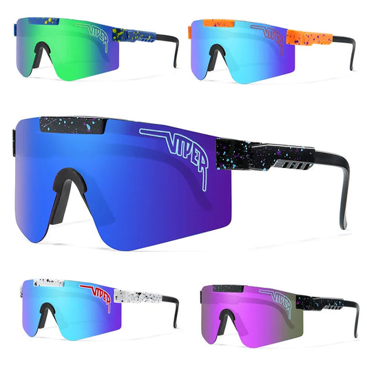 Men Women Pit Viper Cycling Glasses UV400 Sunglasses Adults Outdoor