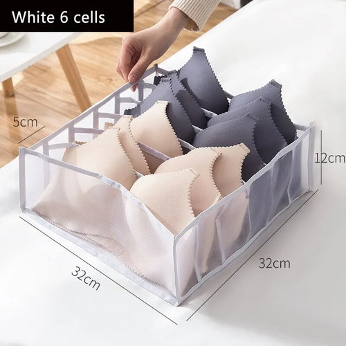 6/7/11 Foldable Underwear Underwear Socks Organizer With Dividers