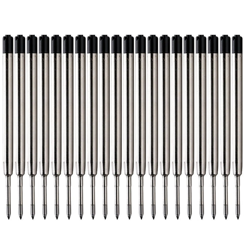 20pcs L:3.9 In Ballpoint Pen Refills for Parker Pens Medium Point blue