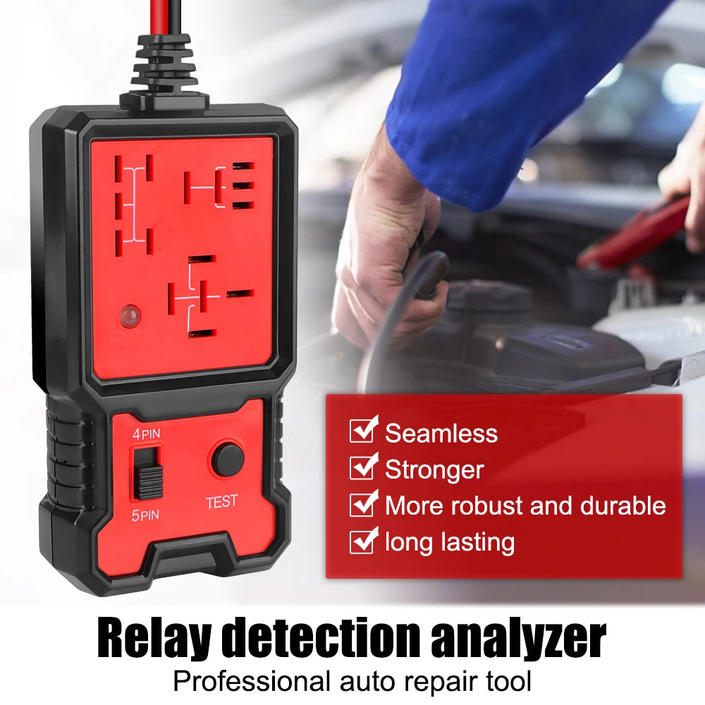 Universal 12V Car Relay Tester Electronic Automotive Relay Tester For