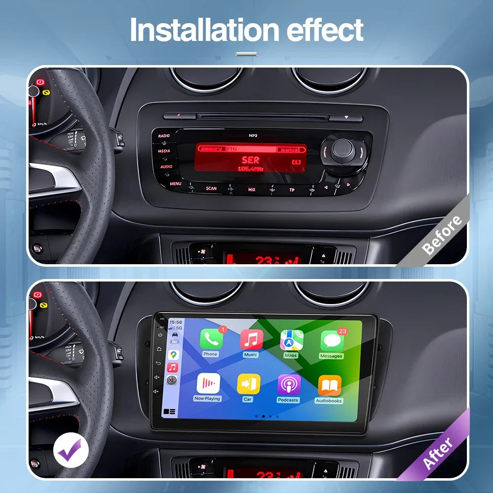 Android Car Radio for Seat Ibiza MK4 6J 2009-2013 Multimedia Player