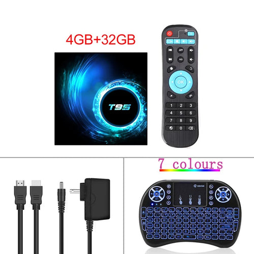T95 TV Box Android 14 4GB 64GB 128GB Allwinner H616 Quad Core Support