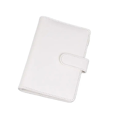 Macaroon Color A6/A5 PU Leather DIY Binder Notebook Cover Diary Agenda