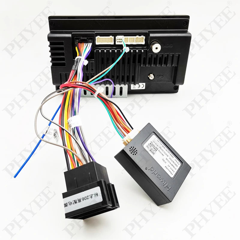 Radio Wiring Harness CAN Bus Decoder 16Pin Plug to ISO Connector Car