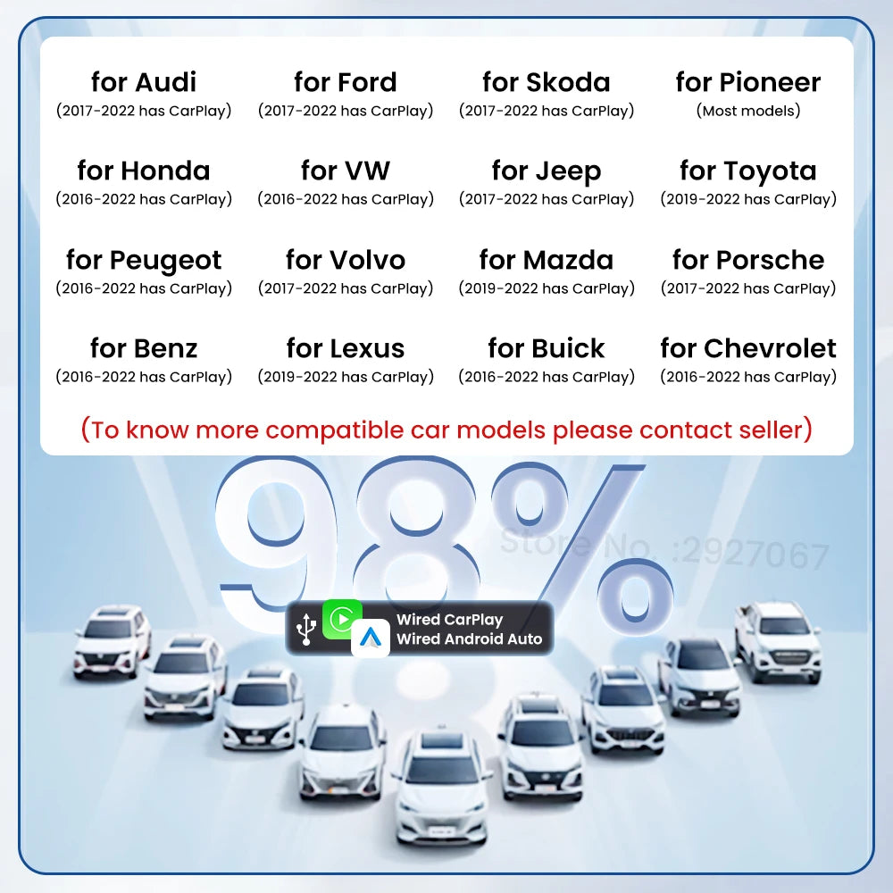 2024 CarlinKit CarPlay Ai TV Box Android 13 SDM660 6225 HDMI Streaming