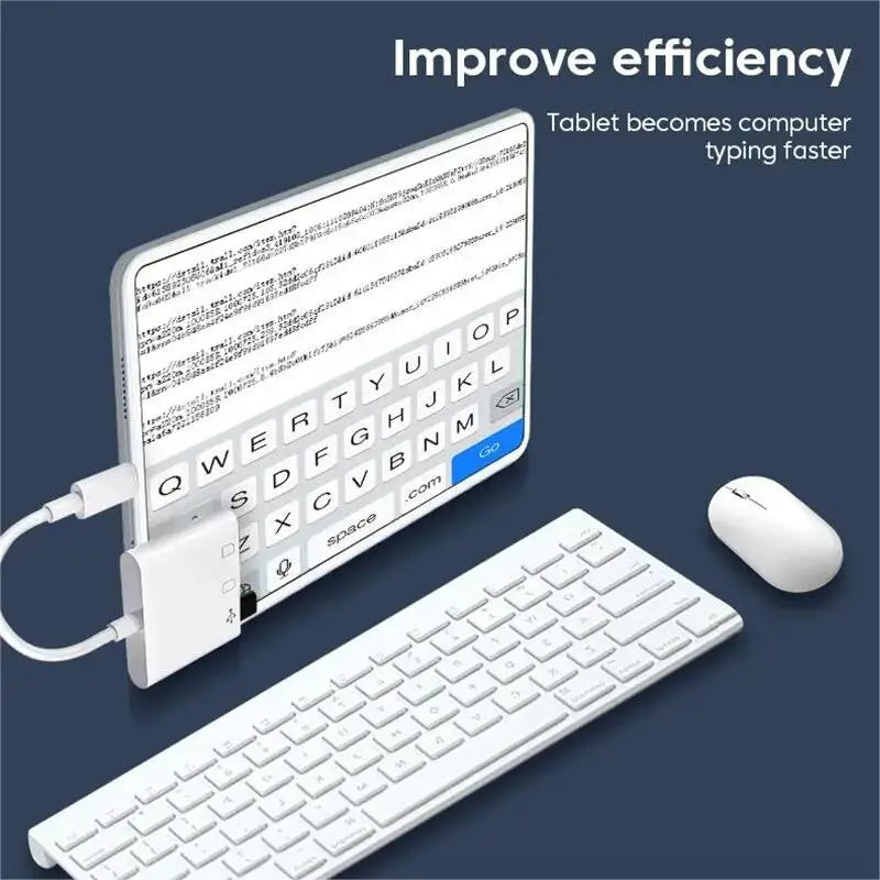 Fro 3 In 1 Typ-C Adapter TF SD Memory Card Reader OTG USB C USB2.0