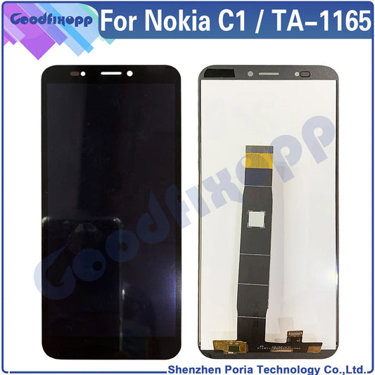 For Nokia C1 TA-1165 LCD Display Touch Screen Digitizer Assembly