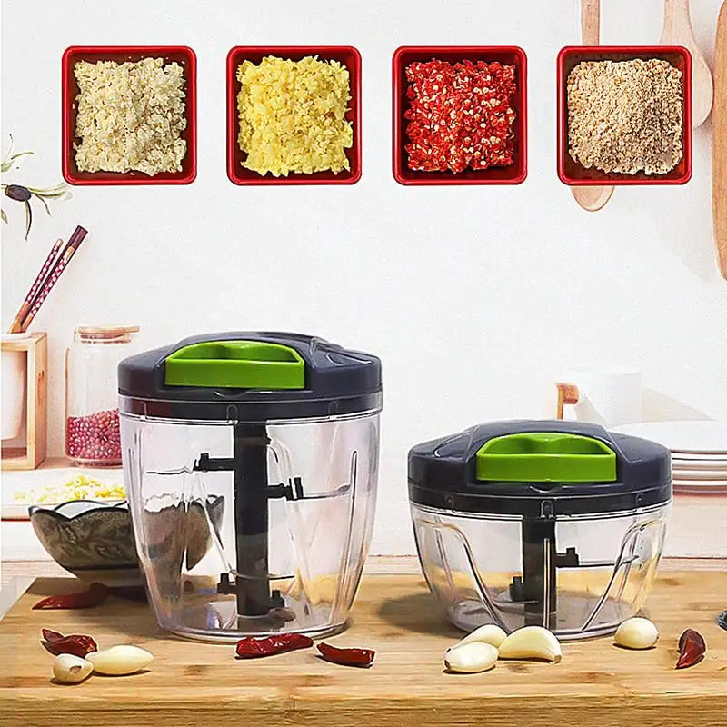 Mini Garlic Chopping Hand String Food Blender Multifunctional Garlic