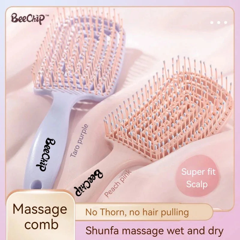 Hairbrush Air Cushion Comb Fluffy Anti-Hair Loss Massage Hair Brush