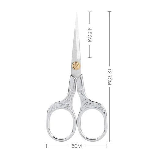 1PC Stainless Steel Vintage Scissors Sewing Fabric Cutter Embroidery
