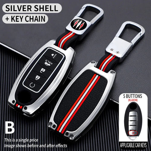 Key Fob Cover with Keychain Lanyard for Nissan Altima Sentra Maxima