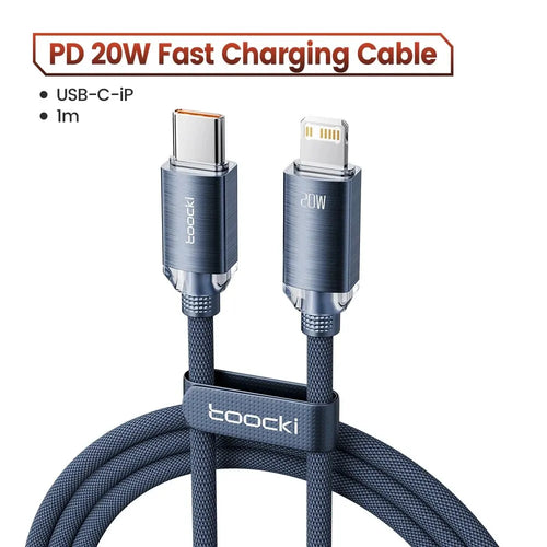 Toocki USB C to Lightning Cable for iPhone 14 13 12 11 Pro Max Mini 8