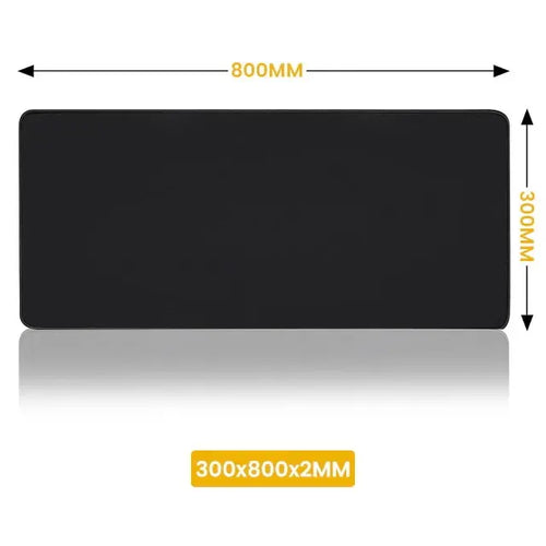 XXL Mouse Pad Black Mousepad Gamer Lager Computer PC Desk Mat 900X400