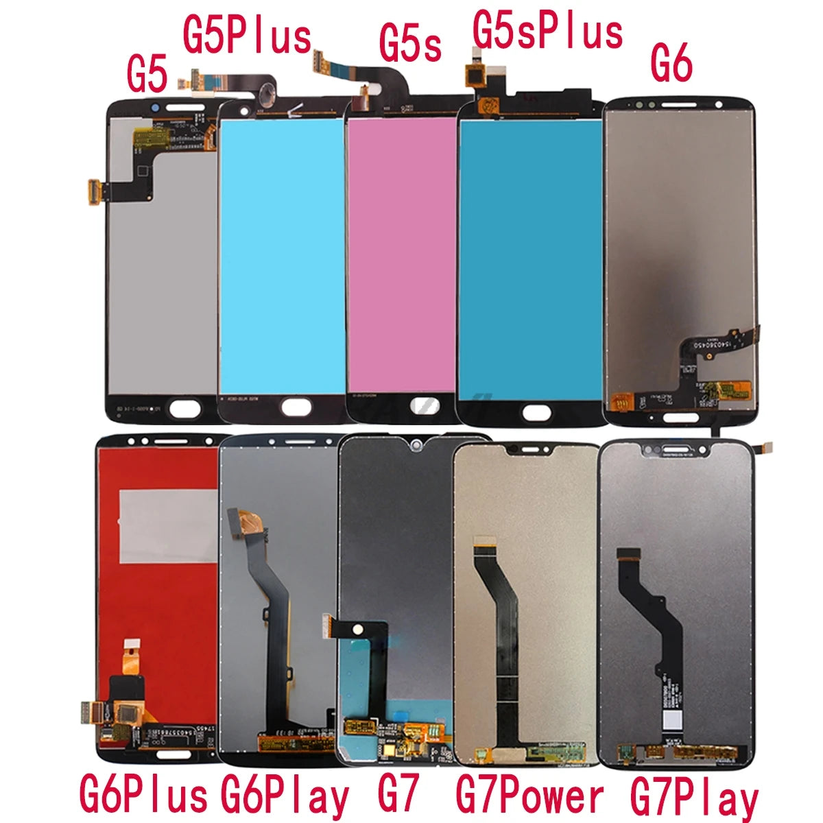 LCD For Motorola Moto G5 G6 G7 Plus Power Play LCD Display Screen