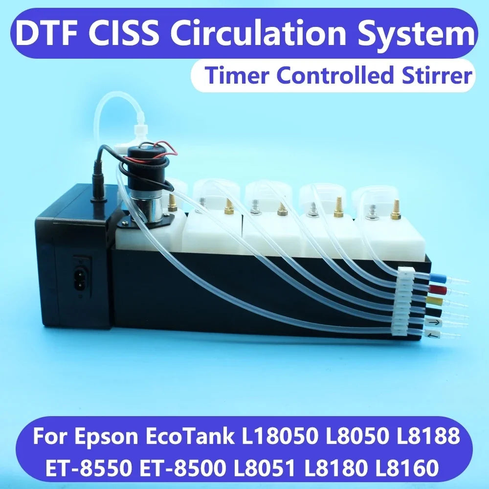 L18050 CISS DTF Ink Supply CISS Tank Device Kit For Epson L8050 L18050