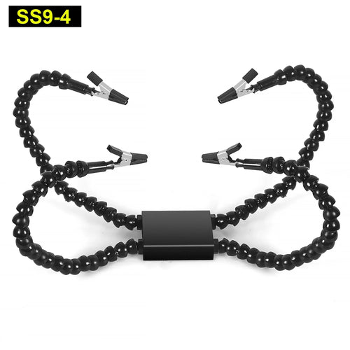 NEWACALOX  Flexible Arms Soldering Helping Hands Repair Soldering