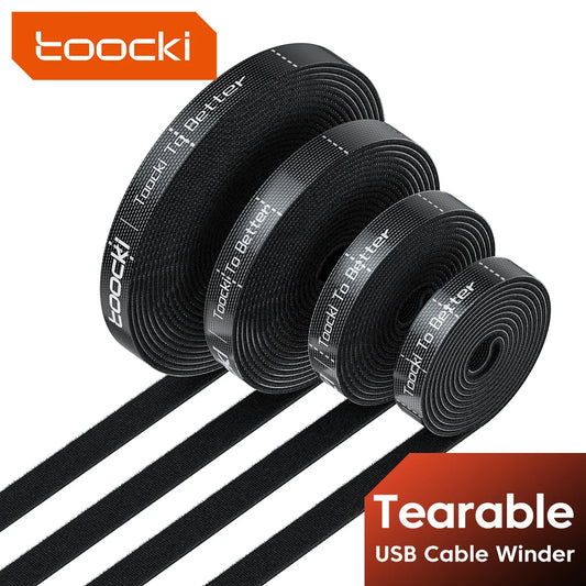 Toocki Cable Organizer Cable Management Tearable Organizador Cables