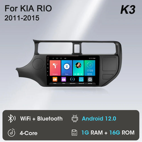 Srnubi Android 12 Car Radio for KIA K3 RIO 2011 2012 2013 2014 2015